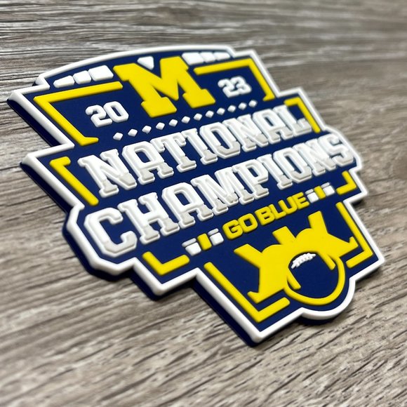 Michigan College Football Playoff 2023 National Champions 3D Snapback- Black - Picture 4 of 4